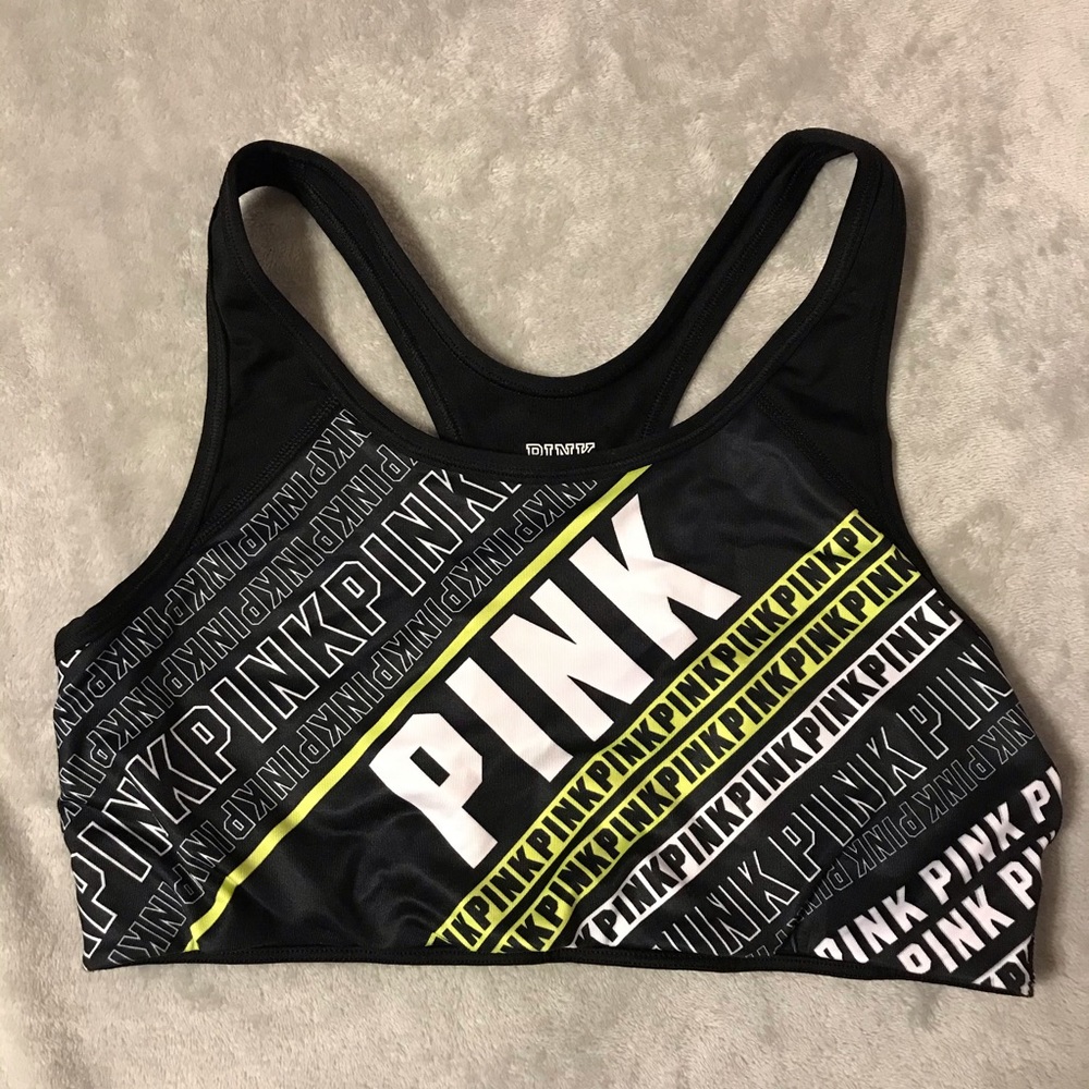 VS Pink Ultimate Sports Bra 💚🖤
